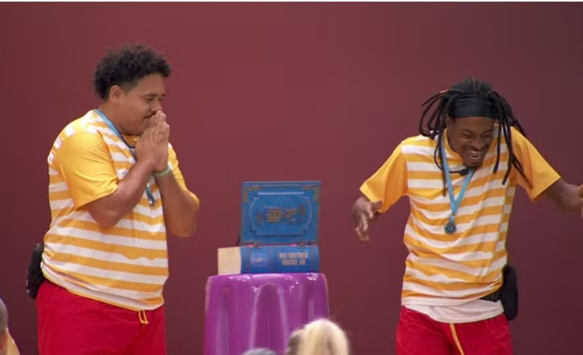 Lucas Henrique e Luigi vencem a prova do anjo - Reprodução de vídeo / TV Globo