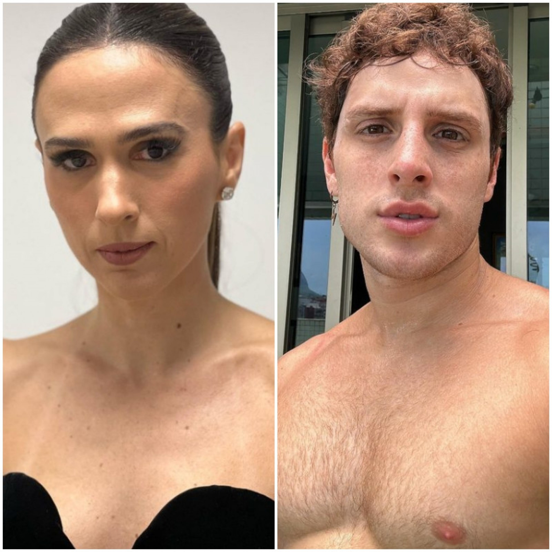 Tatá Werneck e Diego Martins mudam de visual após fim da novela 'Terra e Paixão', da TV Globo - Reprodução / Instagram