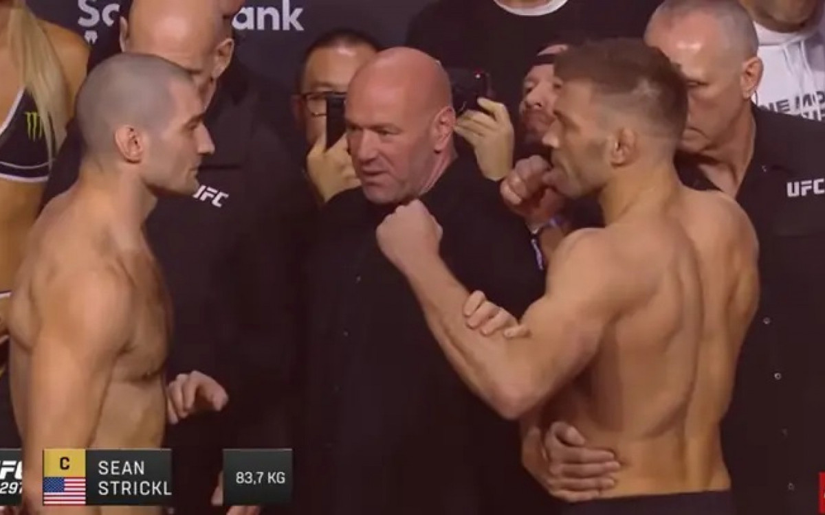 Sean Strickland vai defender seu cinturão peso-médio contra Du Plessis no main event