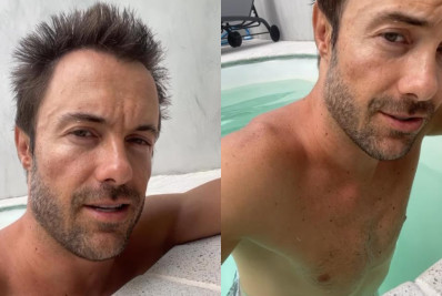 Kayky Brito mostra dia de fisioterapia na piscina, quatro meses após acidente