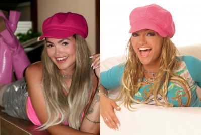 Filha de Kelly Key, Suzanna Freitas impressiona internautas ao recriar visual da mãe