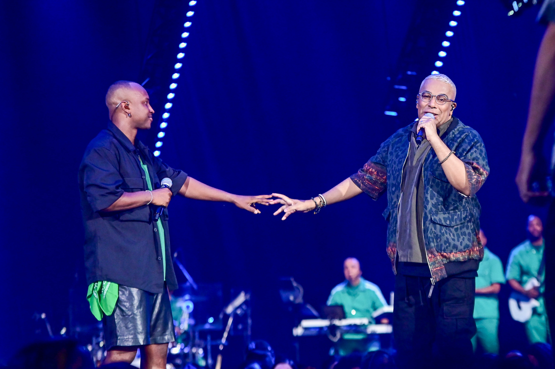 Billy SP participa da gravação do DVD de Thiaguinho - Marcelo Sá Barretto / Agnews 