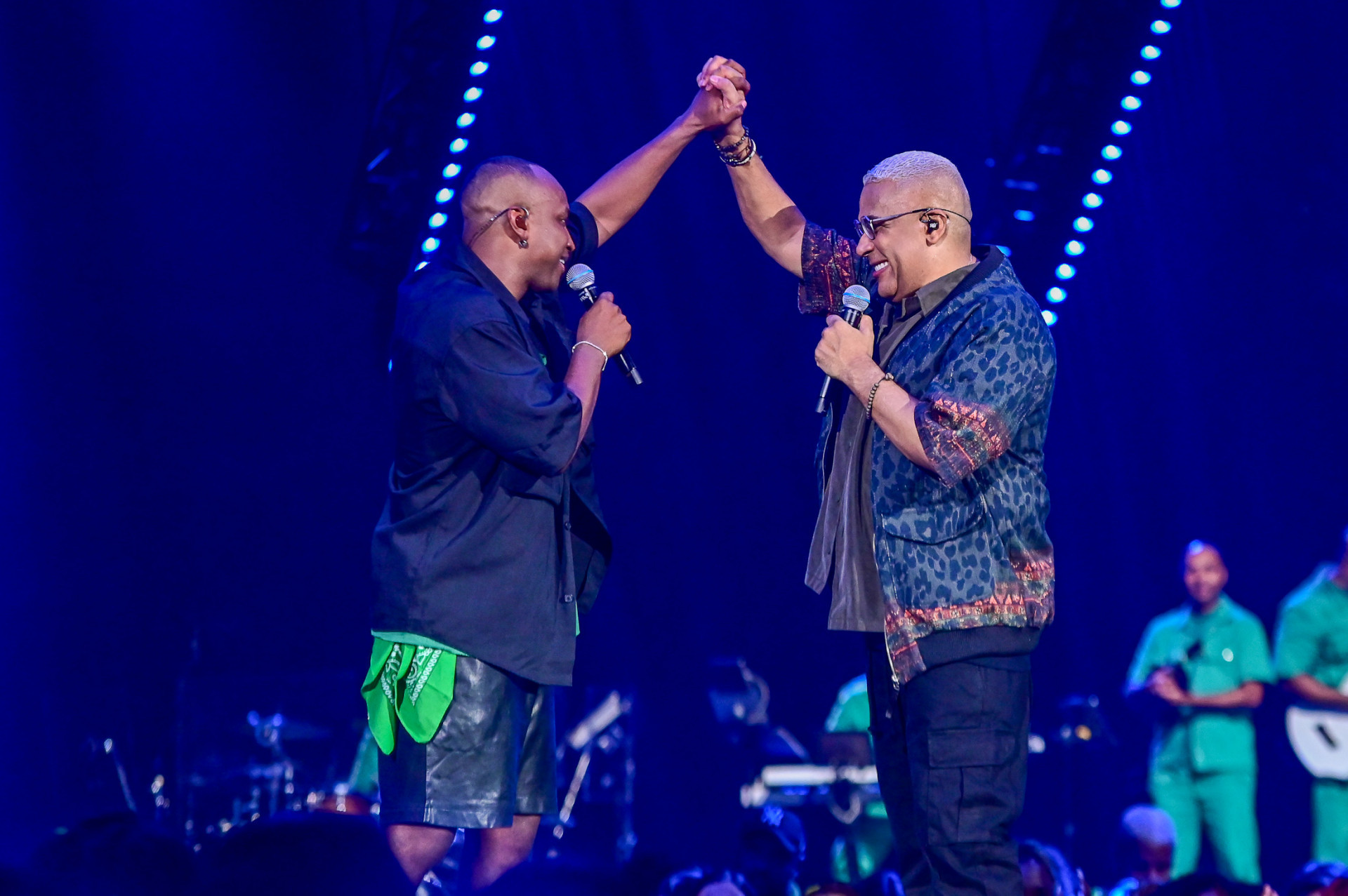 Billy SP participa da gravação do DVD de Thiaguinho - Marcelo Sá Barretto / Agnews 