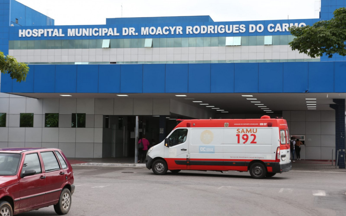 PMs encontraram crian&ccedil;a baleada no Hospital Municipal Dr. Moacyr Rodrigues do Carmo