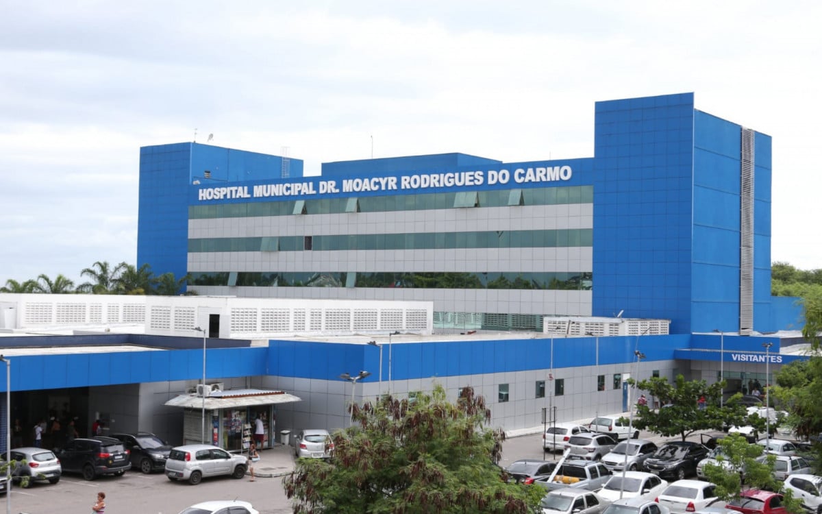 Fachada do Hospital Municipal Dr. Moacyr Rodrigues do Carmo, em Caxias - Cleber Mendes / Agência O Dia