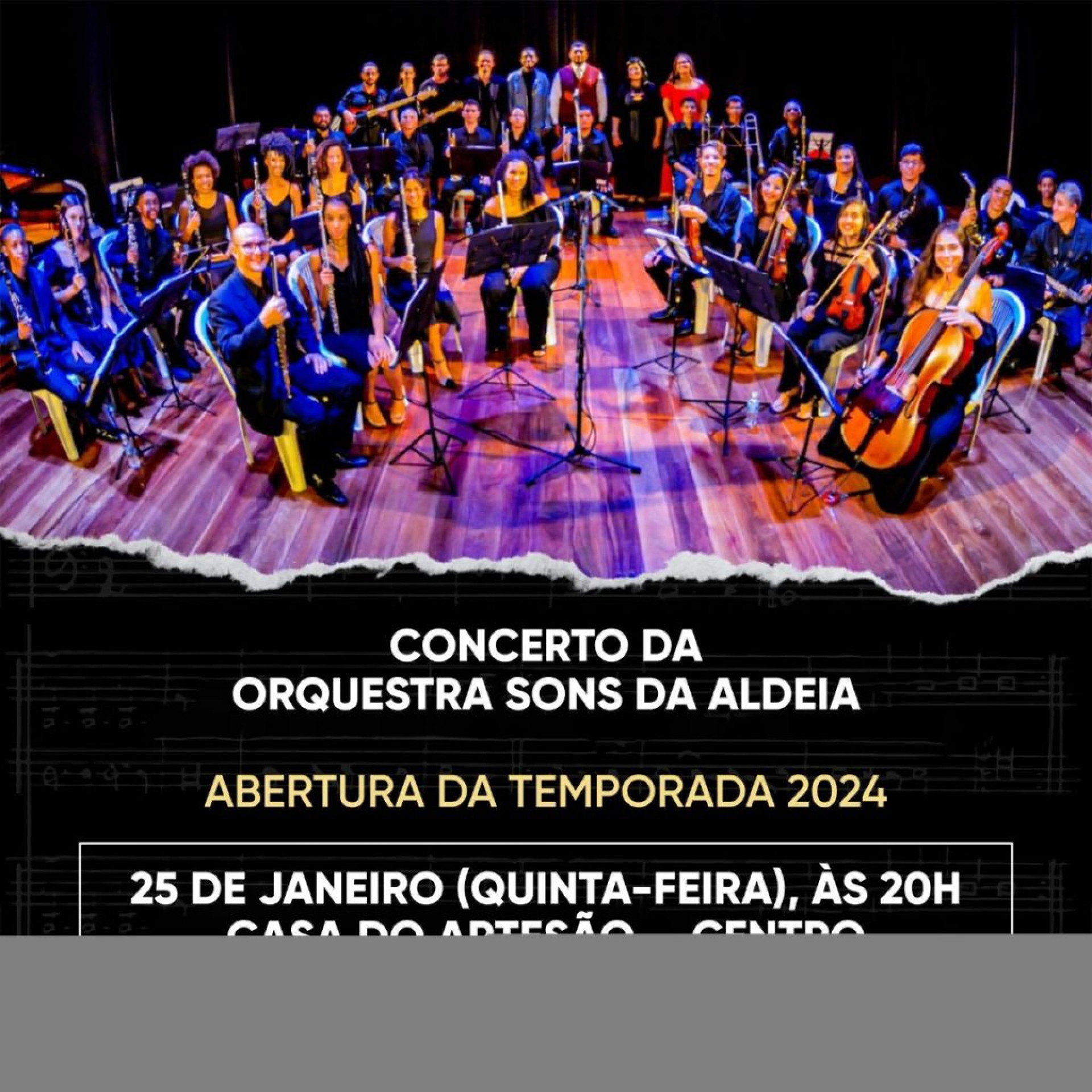 Concerto musical  - Rede social 