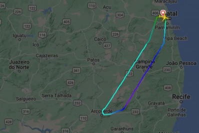 Avião sai de Natal rumo a MG e dá meia-volta após 25 minutos por 'questões técnicas'