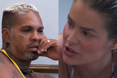 Yasmin Brunet diz para Rodriguinho e Pitel que vai 'arregaçar macho' que falou de seu corpo no 'BBB 24'