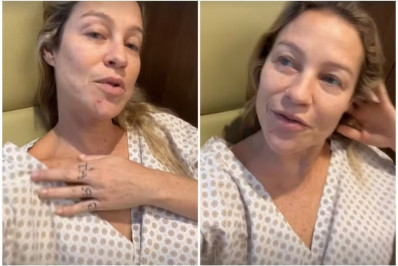 Luana Piovani passa por cirurgia no joelho durante período no Brasil: 'Recauchutagem'