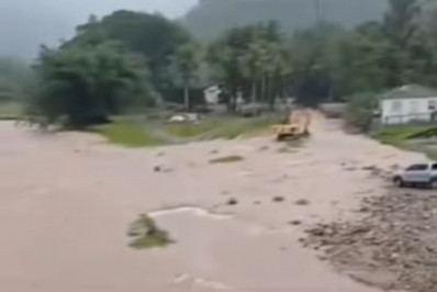 Angra tem alerta de chuva intensa e ventos fortes já deixam moradores sem luz 