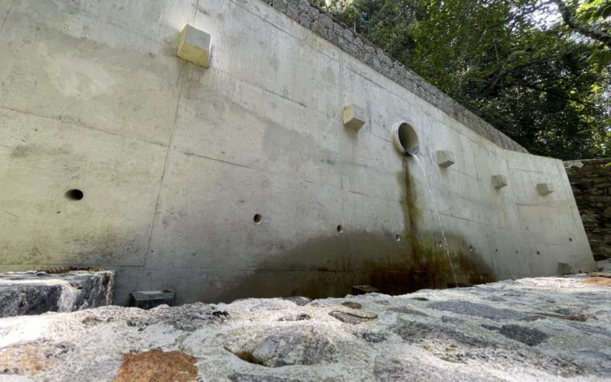 Estrada do redentor recebeu obras de contenção após deslizamentos de terra