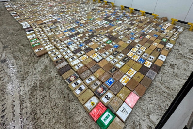 Mais de uma tonelada de cocaína é apreendida na Rússia; valor estimado é de R$ 725 milhões