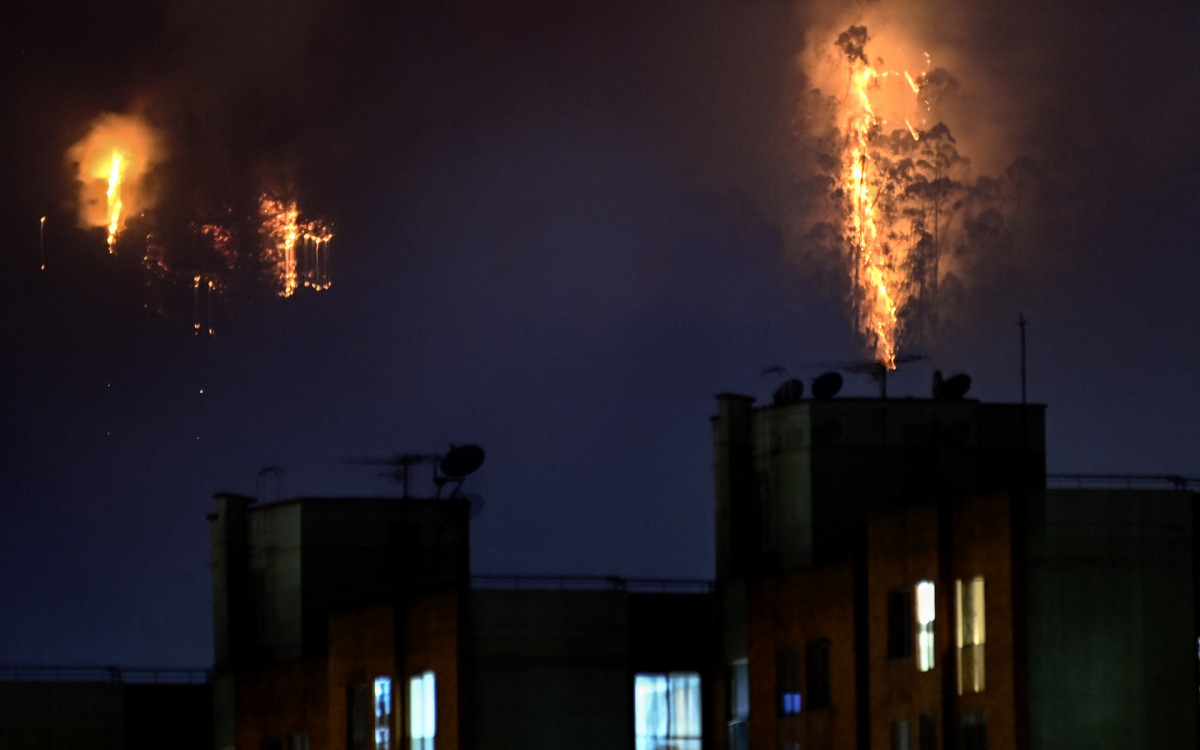 Queimadas em Bogotá estão relacionadas ao El Niño - Guilhermo Munoz / AFP