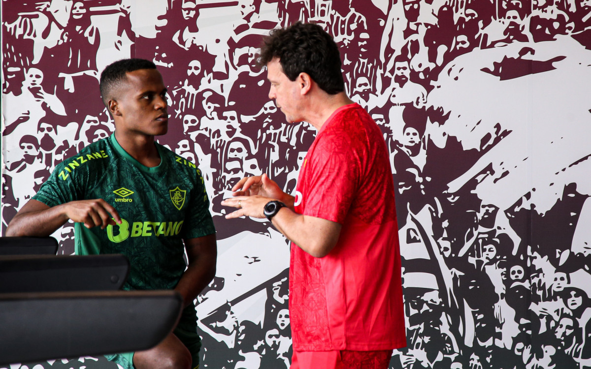 Jhon Arias e Fernando Diniz