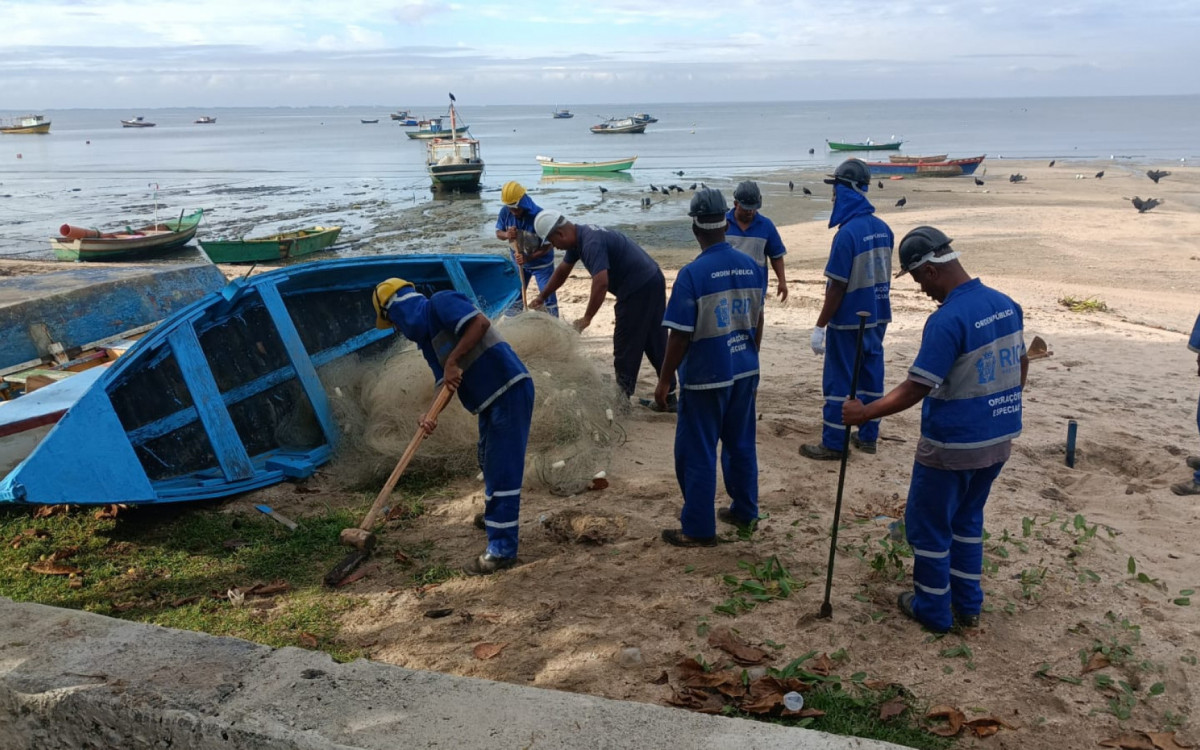 Dos barcos demolidos, seis eram embarcações de grande porte e três de pequeno