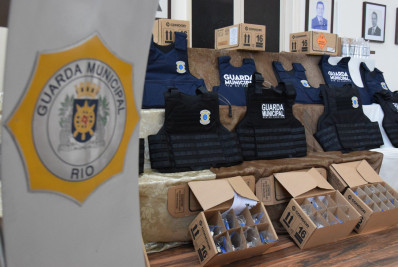 Guarda Municipal recebe mais de 700 coletes à prova de balas