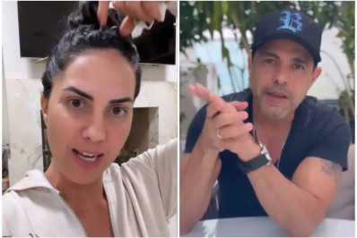 Graciele Lacerda conta que Zezé Di Camargo raspou cabeça para realizar procedimento estético