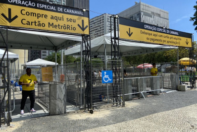 MetrôRio divulga esquema de funcionamento para fim de semana de megablocos no Centro do Rio 