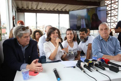 SP: Tabata lança pré-campanha e diz que, se eleita, contará com apoio de Lula e Tarcísio