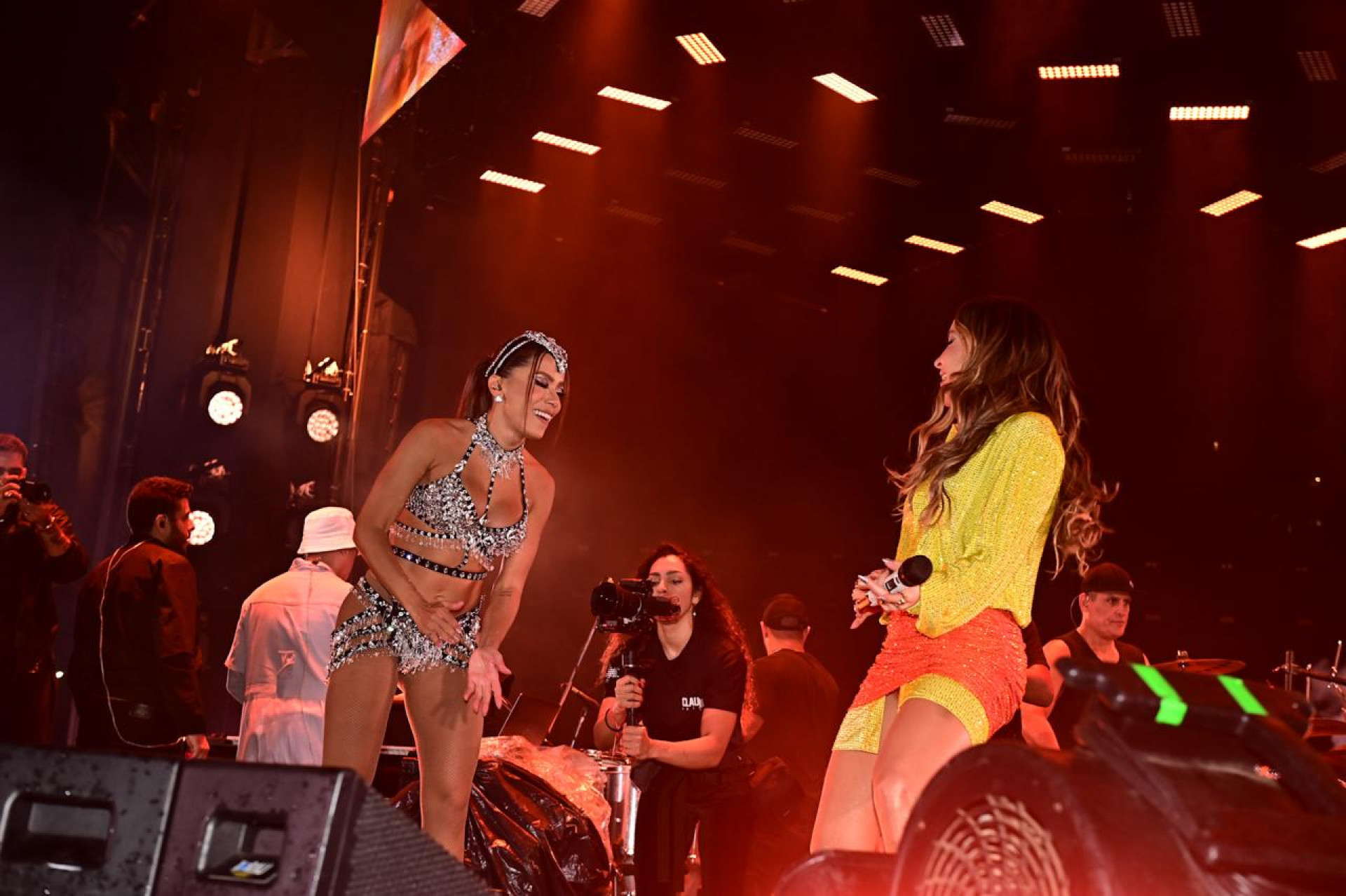 Claudia Leitte no 'Ensaios da Anitta', em São Paulo - Marcelo Sa Barreto/ Agnews