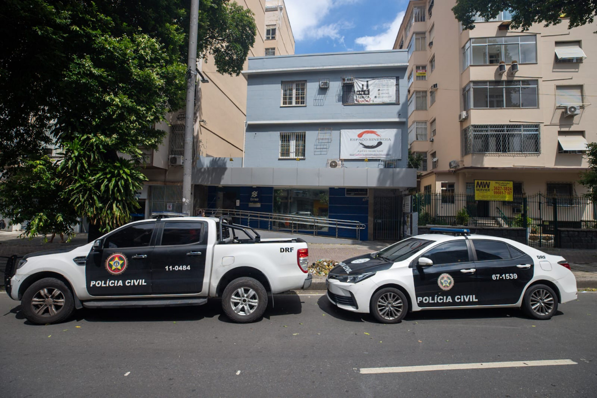 Assalto na ag&ecirc;ncia do Banco do Brasil, na Rua Conde de Bonfim, na Tijuca, aconteceu em janeiro - Renan Areias/Ag&ecirc;ncia O Dia