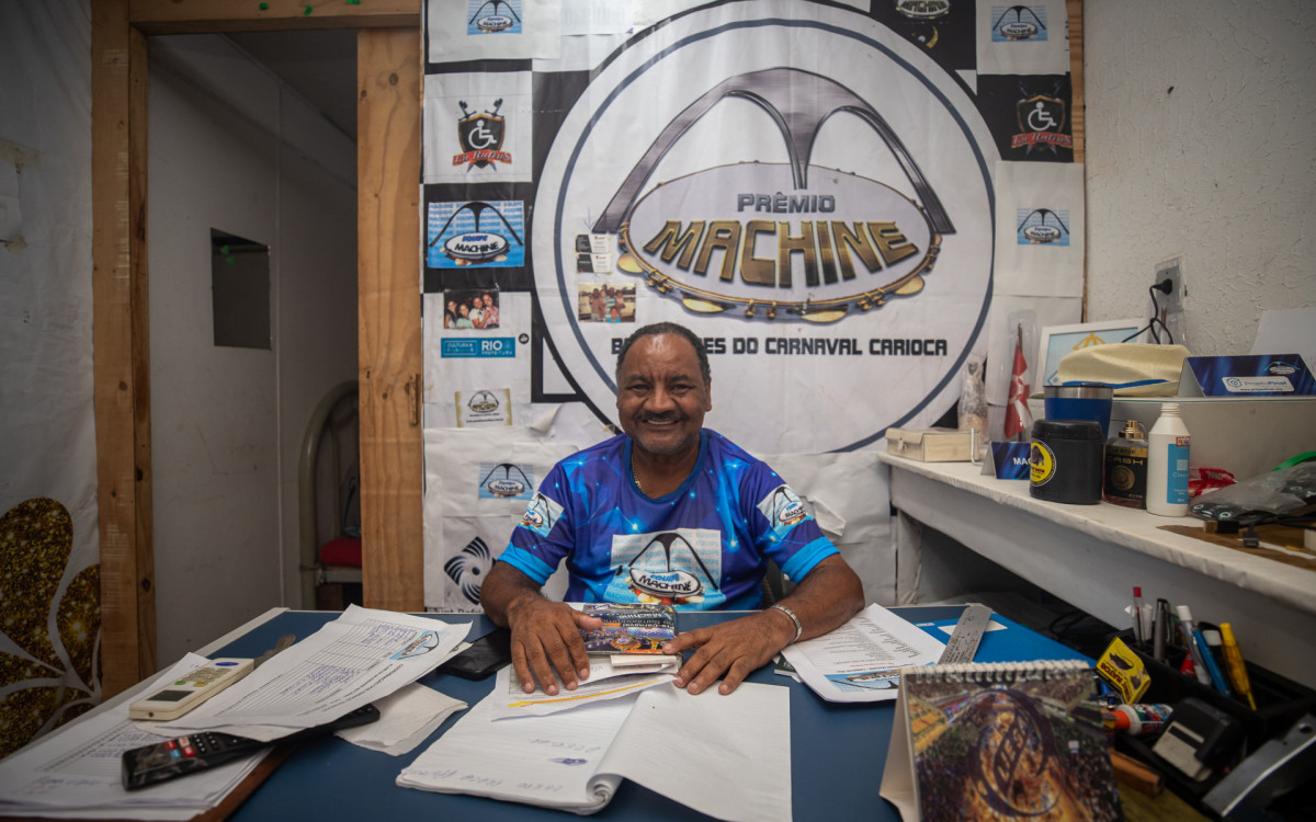Machine, o s&iacute;ndico do Samb&oacute;dromo
