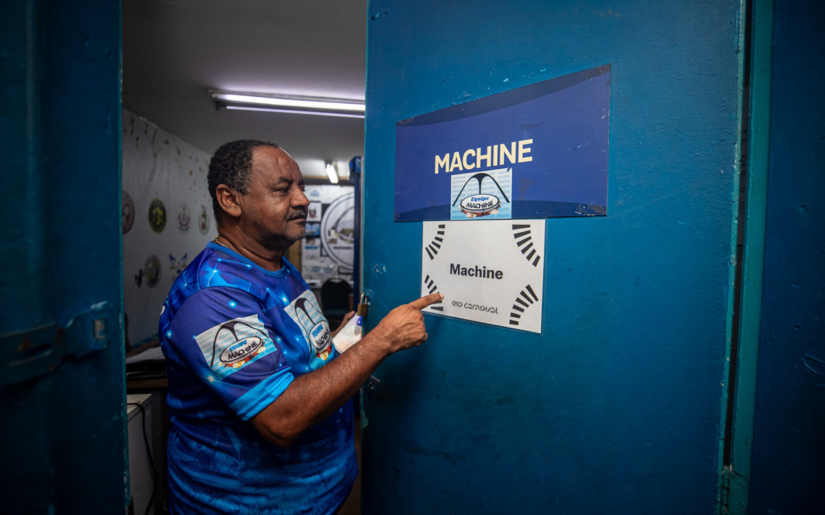 Machine, o s&iacute;ndico do Samb&oacute;dromo