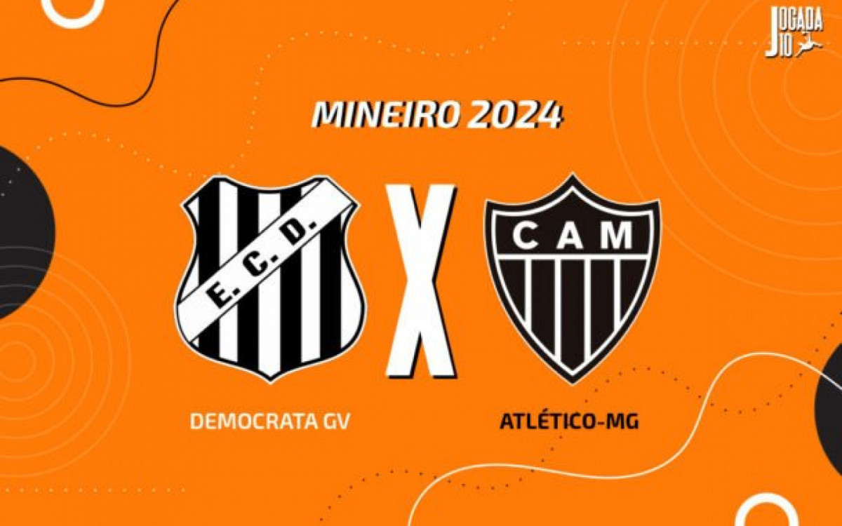 Atlético x DemocrataGV onde assistir, escalações e arbitragem