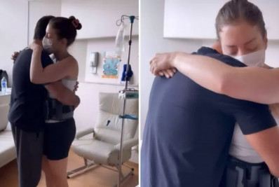 Fabiana Justus dança com marido após ser diagnosticada com leucemia