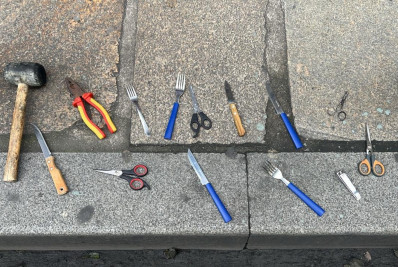 Mais de 170 objetos são apreendidos pela polícia em megabloco no Centro