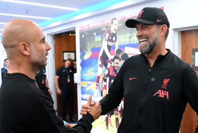 Guardiola espera reencontro com Klopp na Copa da Inglaterra: 'Vamos ver'