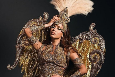Anitta usa fantasia em homenagem à Beija-Flor para show em Belo Horizonte