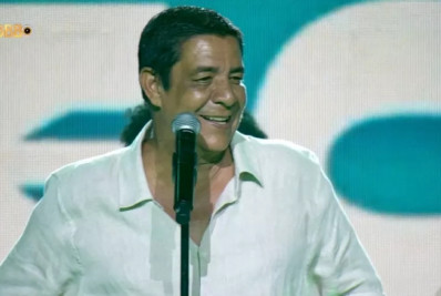 Zeca Pagodinho pede para ir ao banheiro durante show no 'BBB 24'