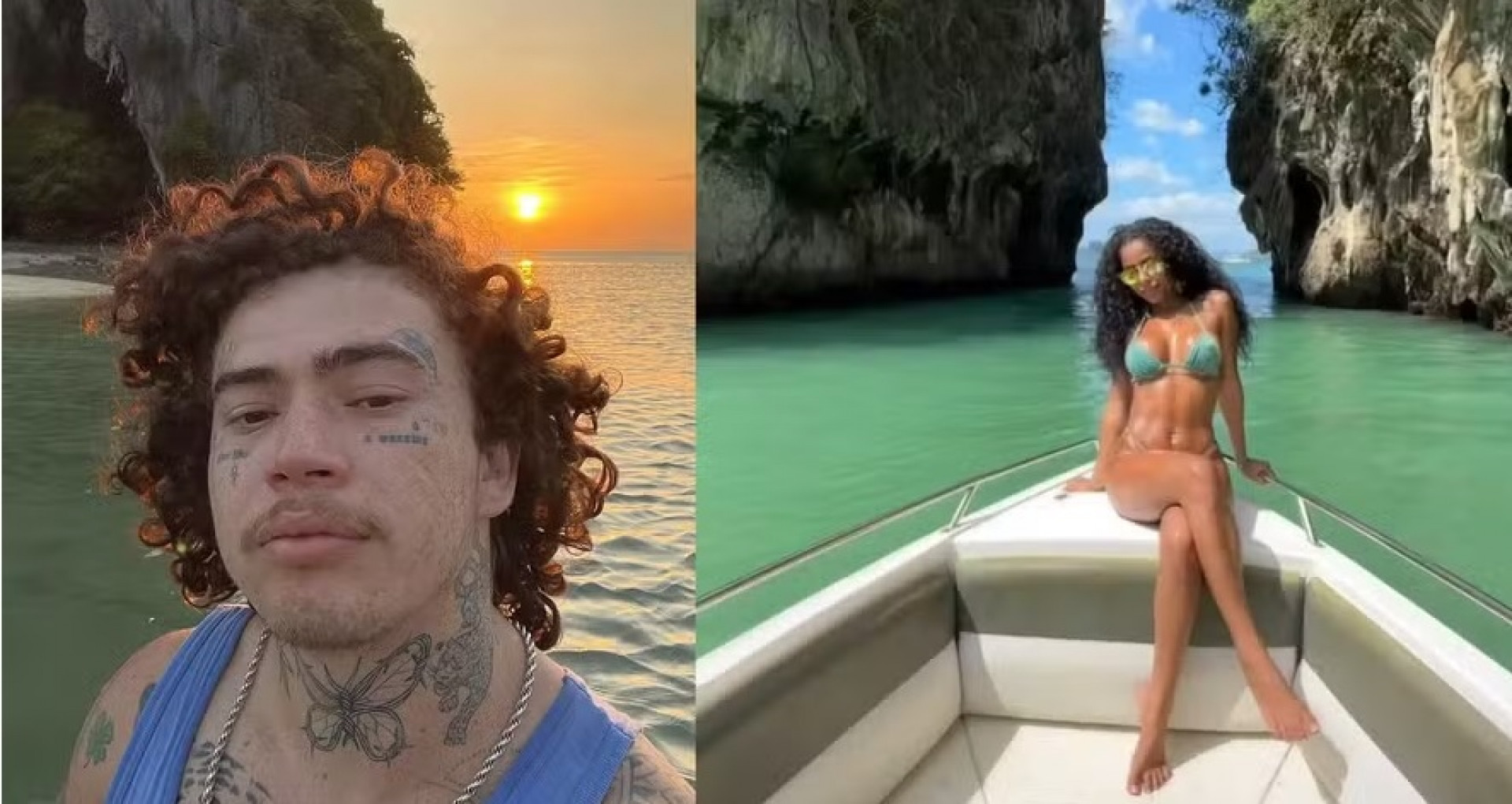 Whindersson Nunes vive affair com ex de Rennan da Penha na Tailândia  - Foto: Reprodução