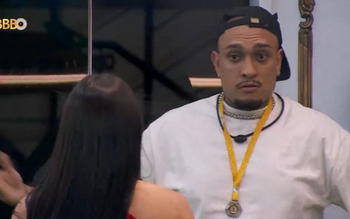 MC Bin Laden e Isabelle brigam no 'BBB 24' - Reprodução de vídeo / TV Globo