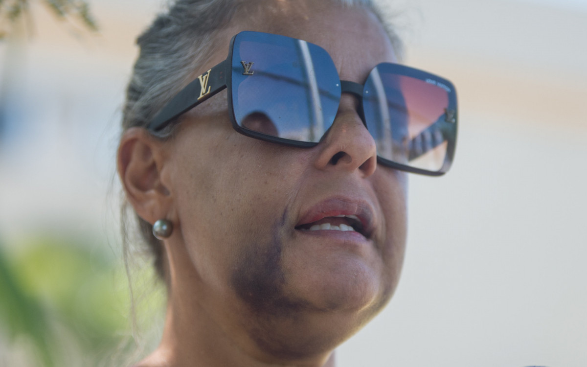 Adriana Freitas Ribeiro, retornou &agrave; delegacia de Vicente de Carvalho