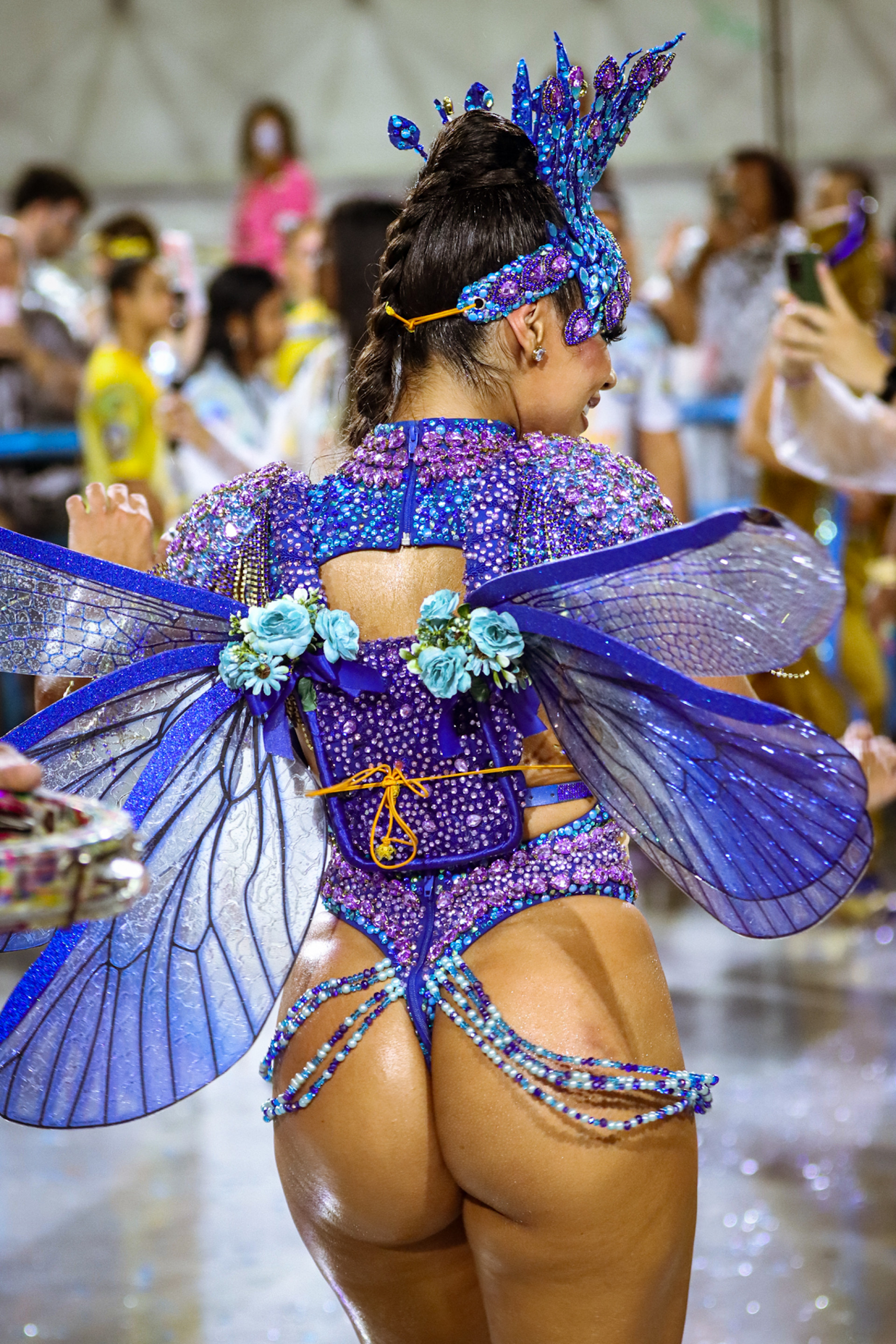 Lexa participa de ensaio técnico da Unidos da Tijuca - Victor Chapetta / Agnews