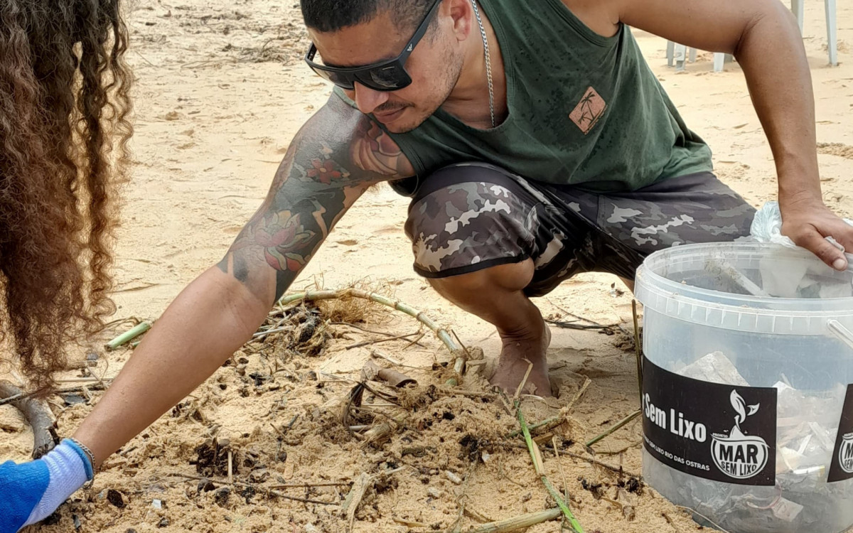 Ação contou com a participação de 70 voluntário numa ação que durou 45 minutos