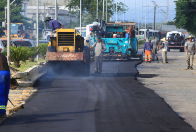 Belford Roxo investe em novo asfalto da Avenida Joaquim da Costa Lima em Santa Amélia