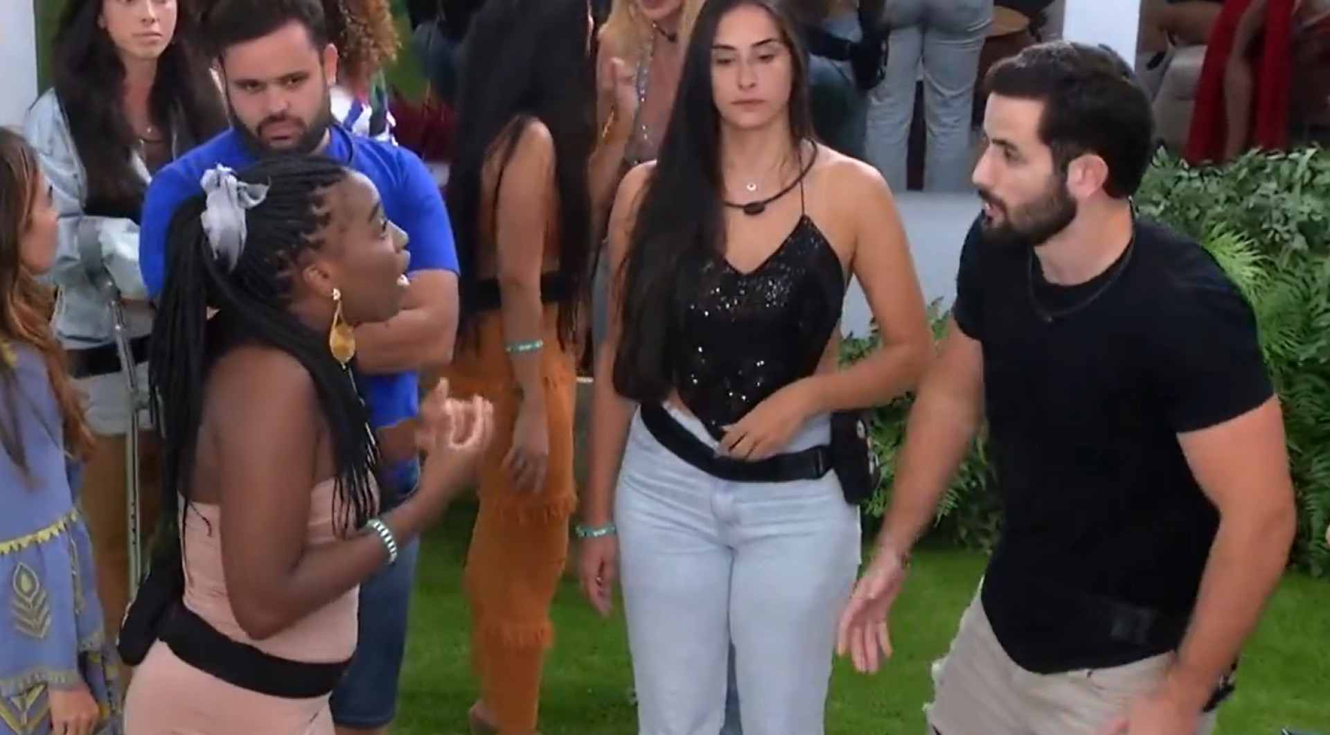 Leidy Elin e Matteus discutem no 'BBB 24' - Reprodução de vídeo / TV Globo