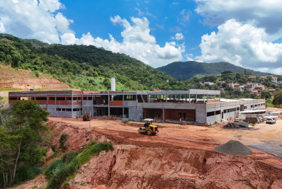 Cidade da Saúde, em Miguel Pereira, têm 56% de obras concluídas