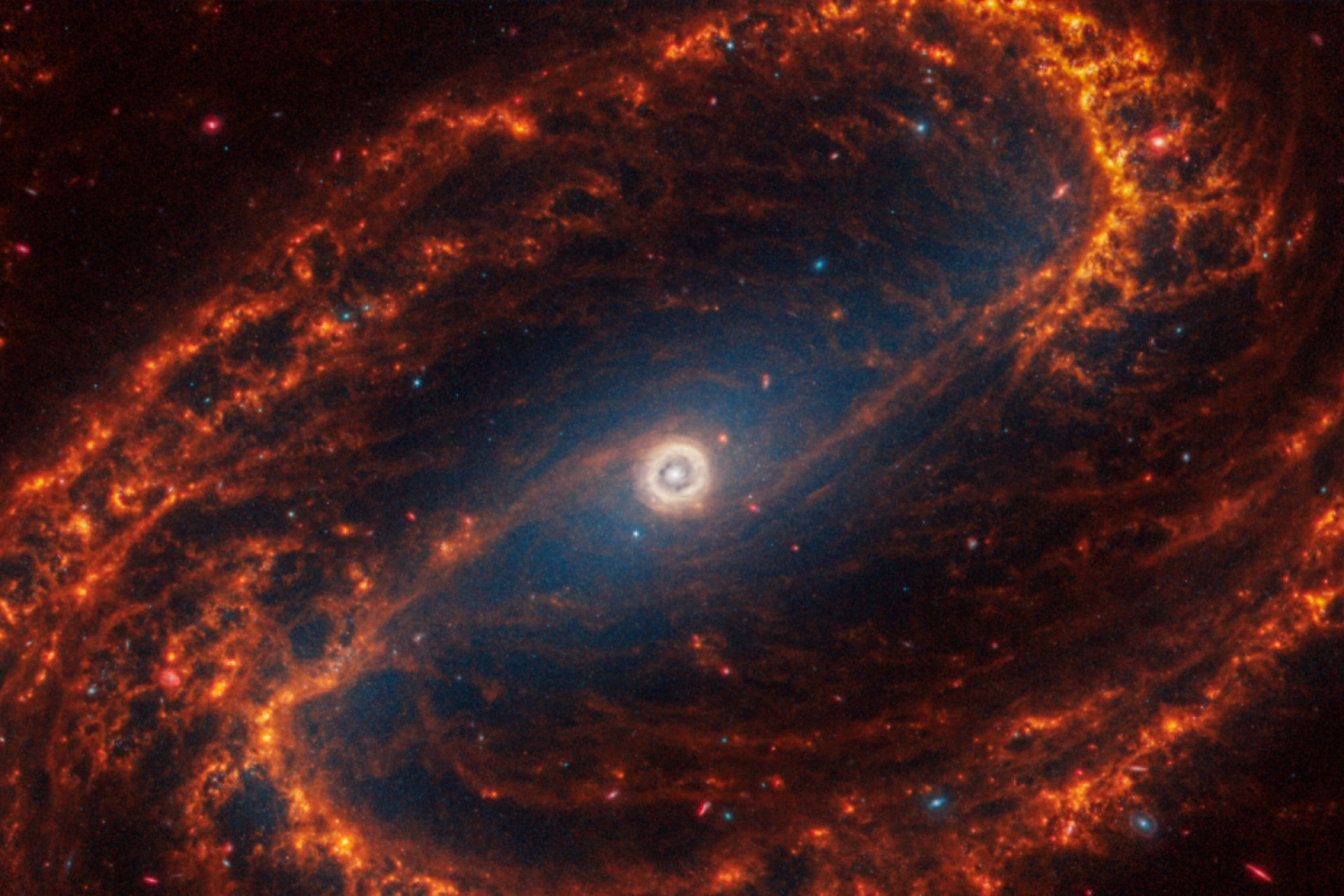 Imagem capturada pelo telescópio James Webb - Divulgação / Nasa