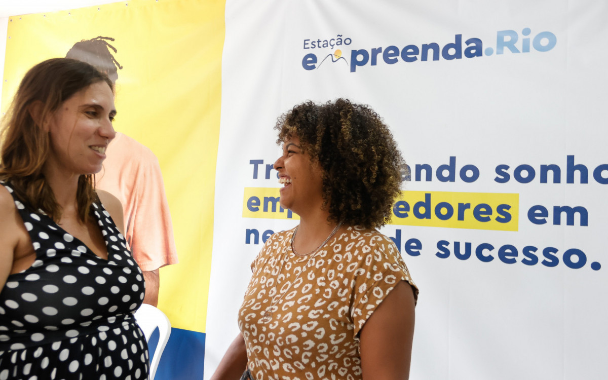 Claudia e Glaucia fizeram o curso na Estação Empreenda.Rio Campo de Santana