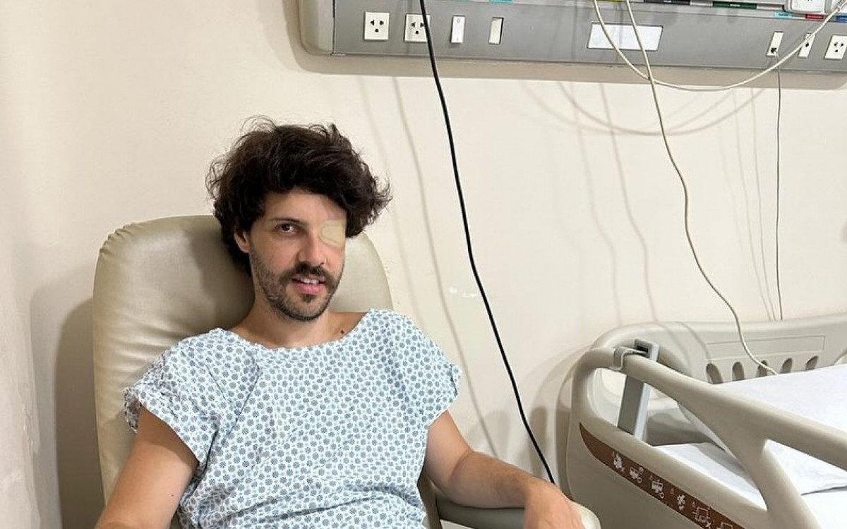 Diogo Defante faz cirurgia para corrigir olho caído - Reprodução/Instagram