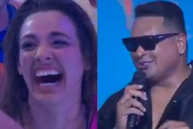 Beatriz comete gafe e pede música de Xande de Pilares para Xanddy Harmonia na festa do 'BBB 24'