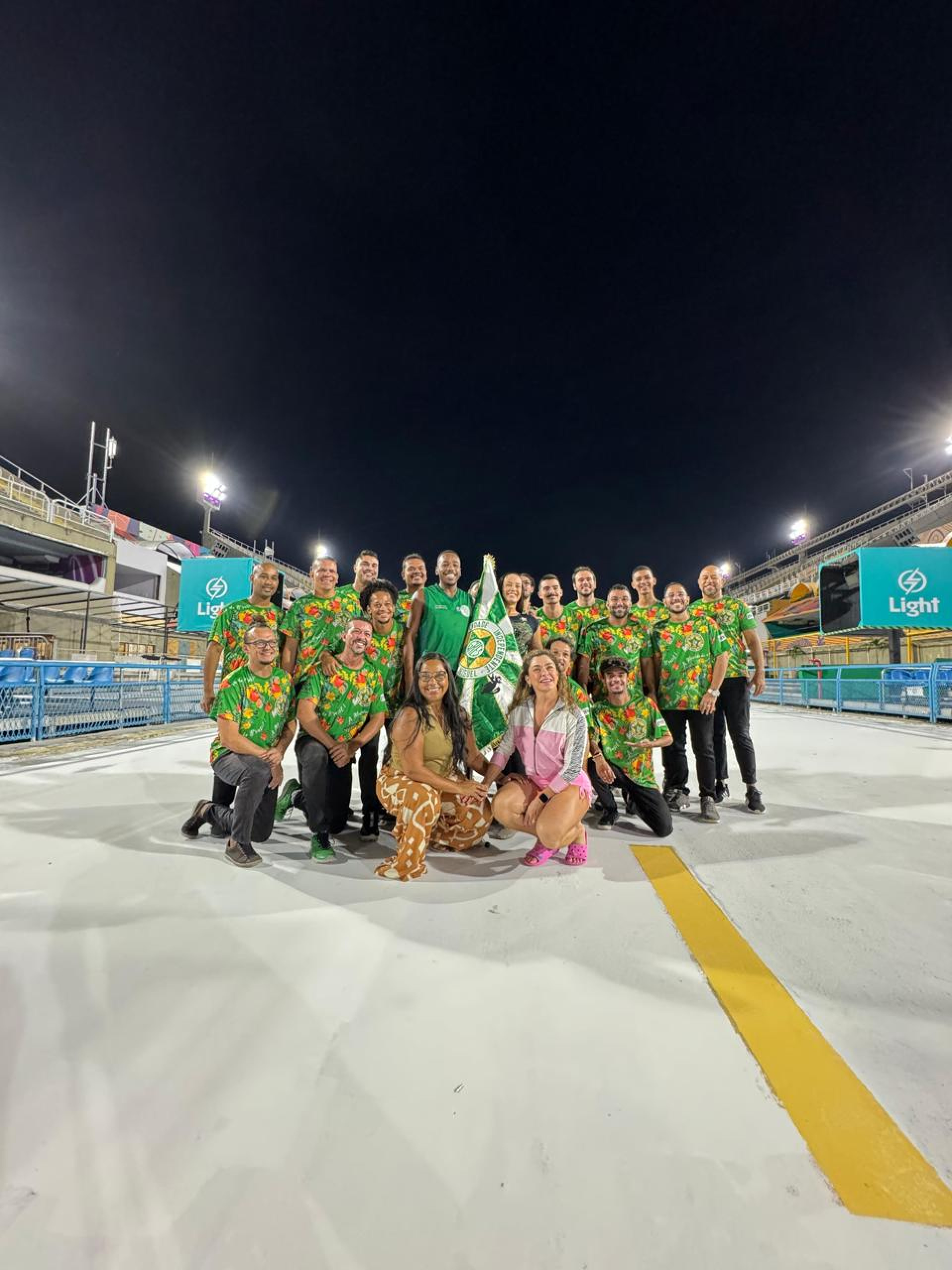 Fabíola de Andrade realiza ensaio técnico na Sapucaí - Divulgação 