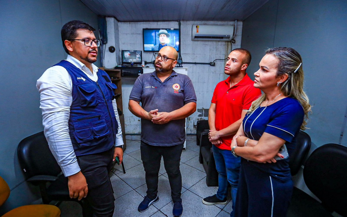 Kayo Bernardes (E) destacou a importância da vistoria para padronizar a estrutura física