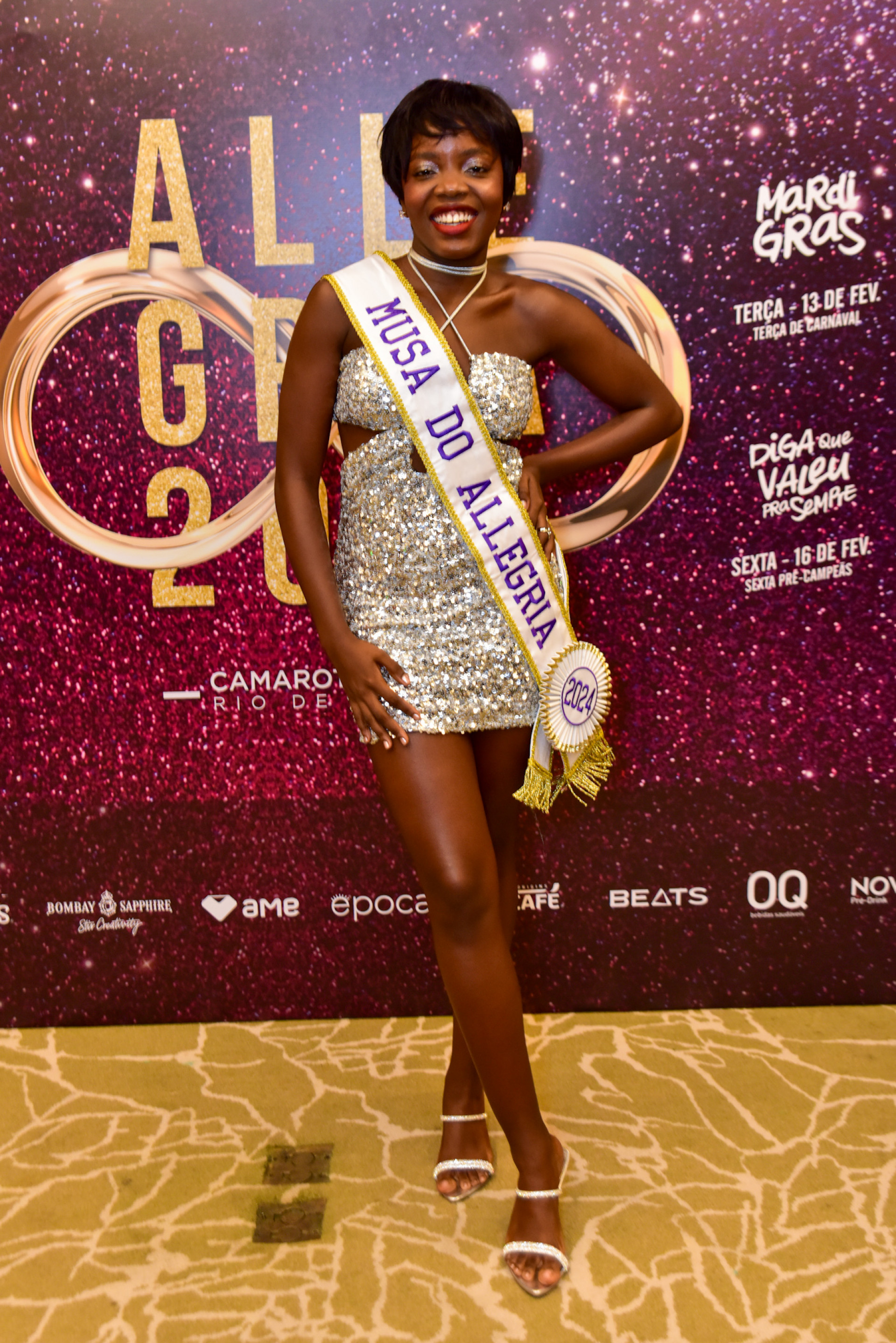 Clara Moke é eleite musa de camarote da Sapucaí - Léo Franco e Marcelo Sá Barretto/ Agnews