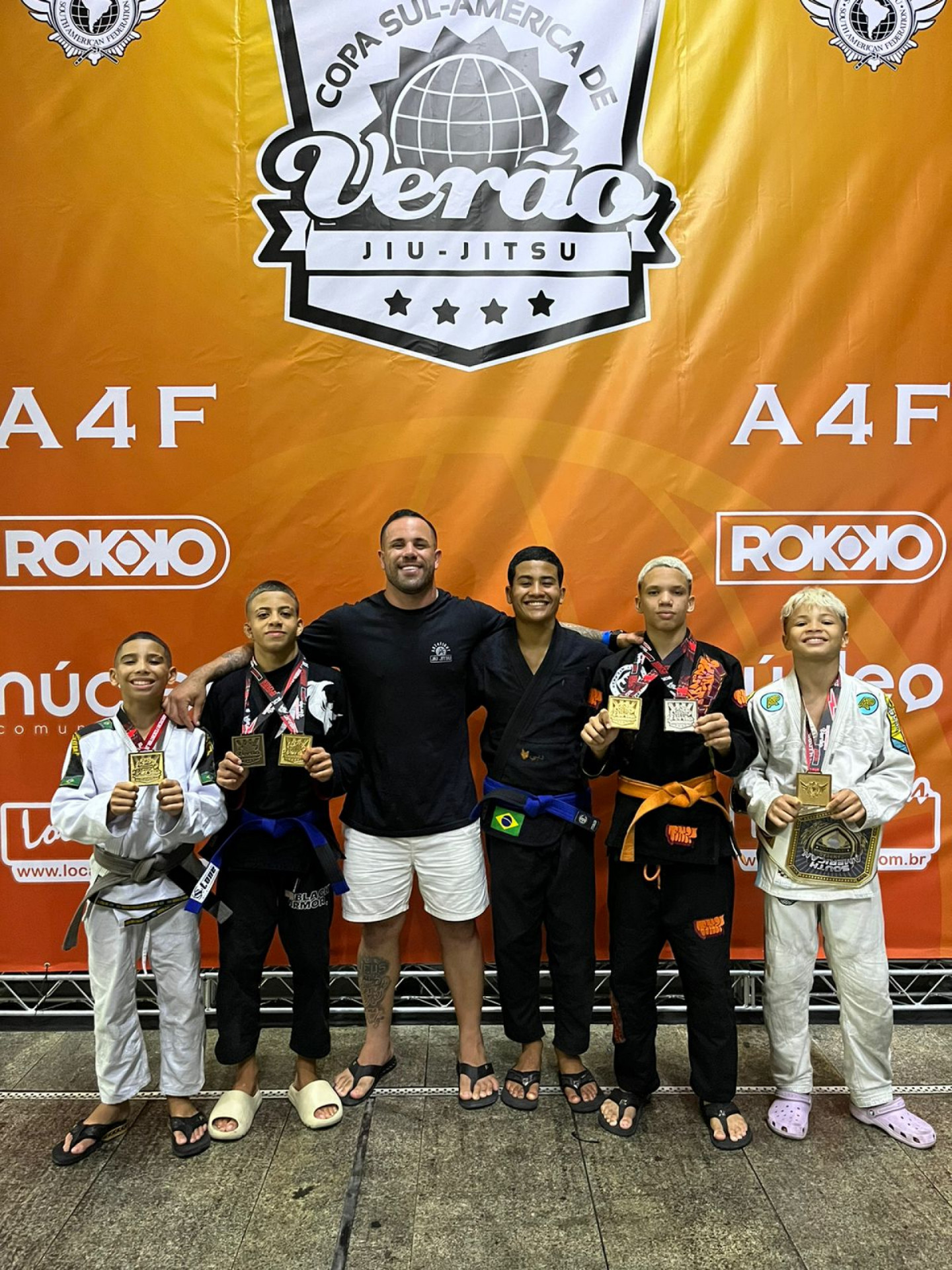 Jovens competidores faturam medalhas em campeonato no Rio