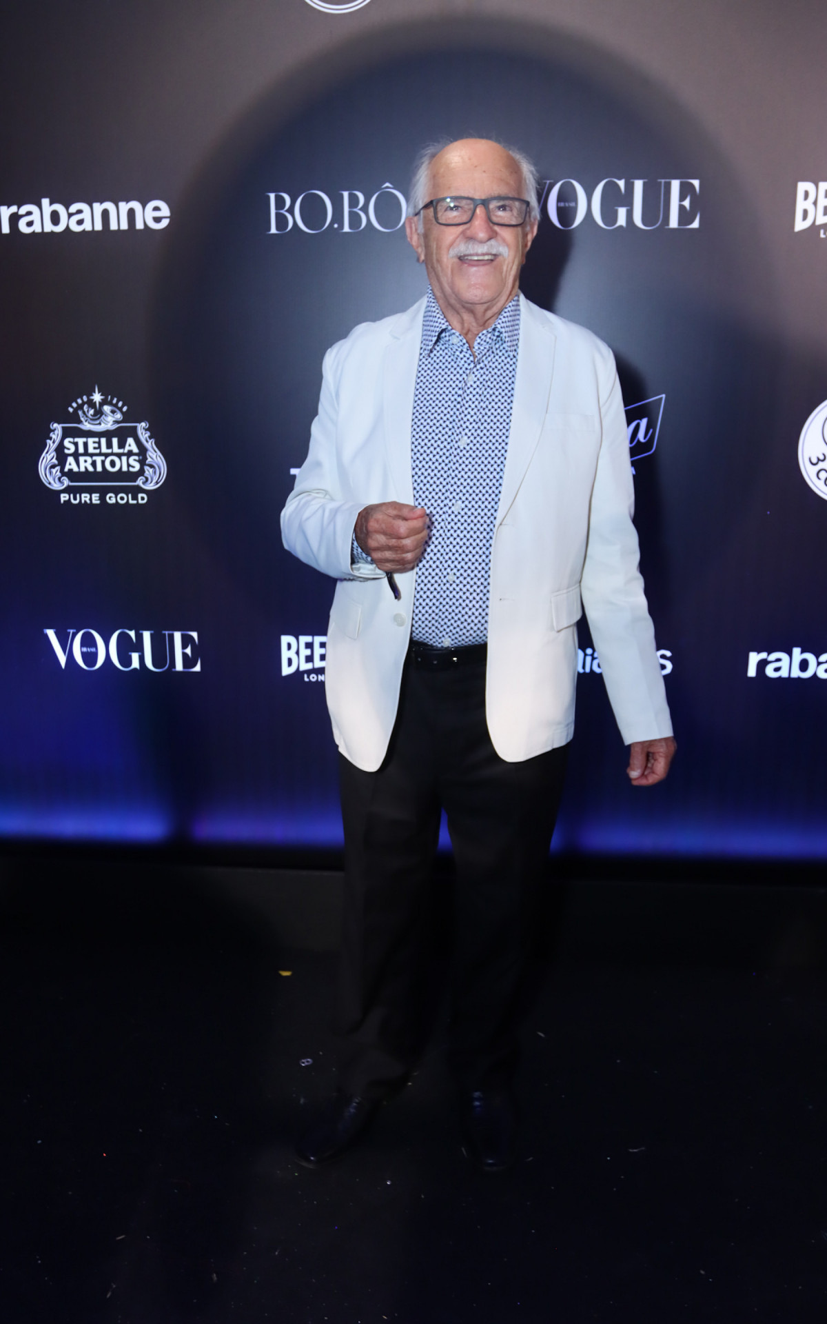 Ary Fontoura durante o baile de Carnaval da Vogue